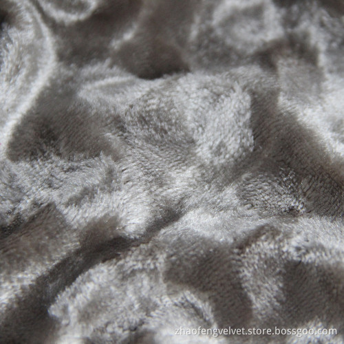 Circle Grinding Knitting Velvet Fabric